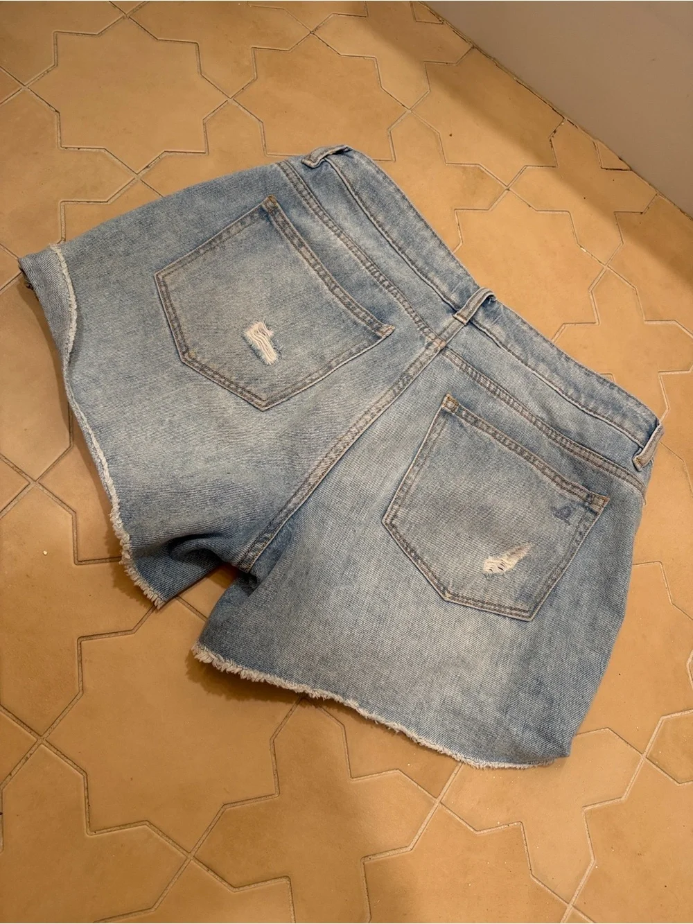 DL1961 Distressed Denim Shorts